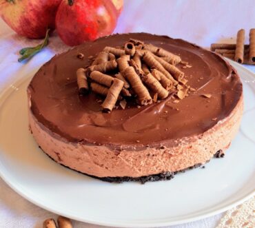 Cheesecake πραλίνα με καφέ espresso