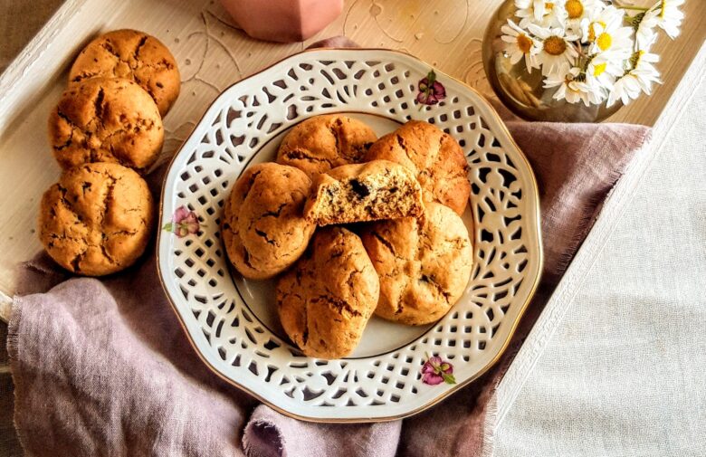 cookieς με ταχίνι και κομματάκια σοκολάτας 11 cookieς με ταχίνι και κομματάκια σοκολάτας