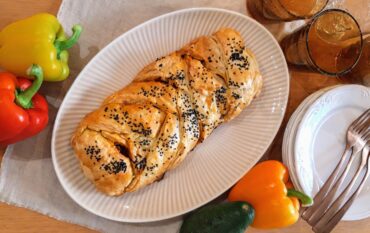 Στρούντελ με κοτόπουλο και λαχανικά