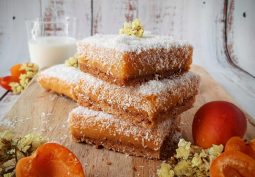 Μπισκοτένιες μπάρες με βερίκοκα