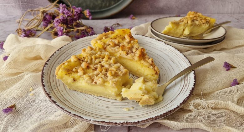 Τάρτα βανίλιας με crumble κανέλας 11 Τάρτα βανίλιας με crumble κανέλας