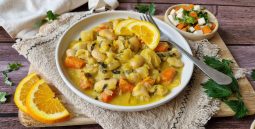 Γίγαντες με σελινόριζα και πορτοκάλι