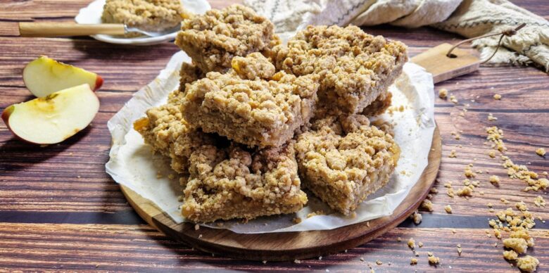 Μπάρες βρώμης με μήλα