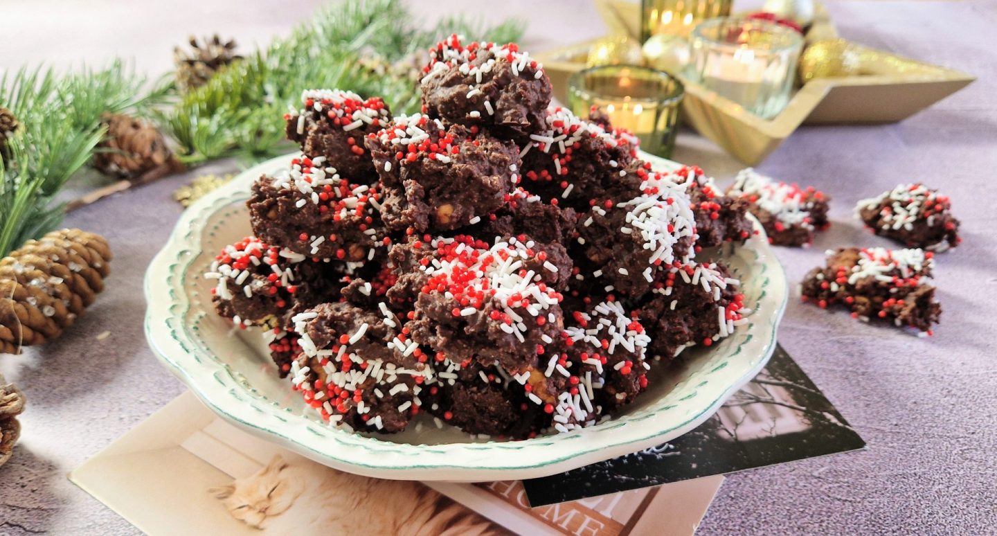 Σοκολατάκια βραχάκια με Πτι Μπερ και μέλι