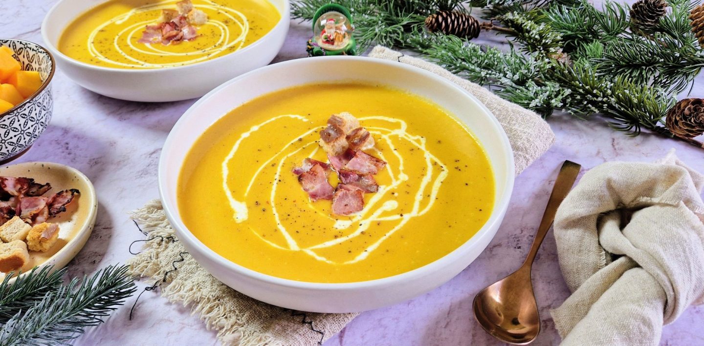 Κολοκυθόσουπα βελουτέ με καρότα