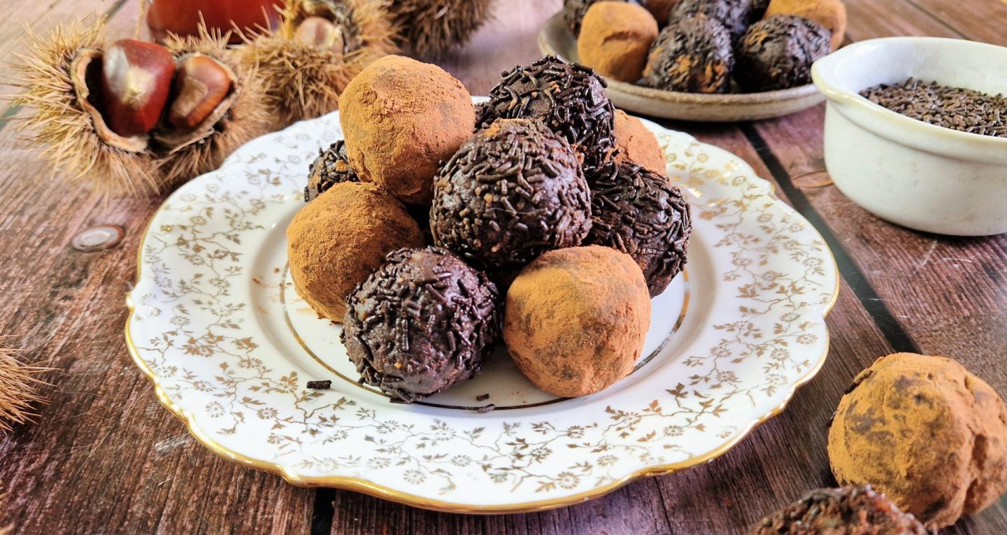 Τρουφάκια με κάστανα