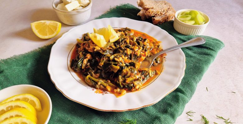 Σπανακόρυζο με ντομάτα 8 Σπανακόρυζο με ντομάτα